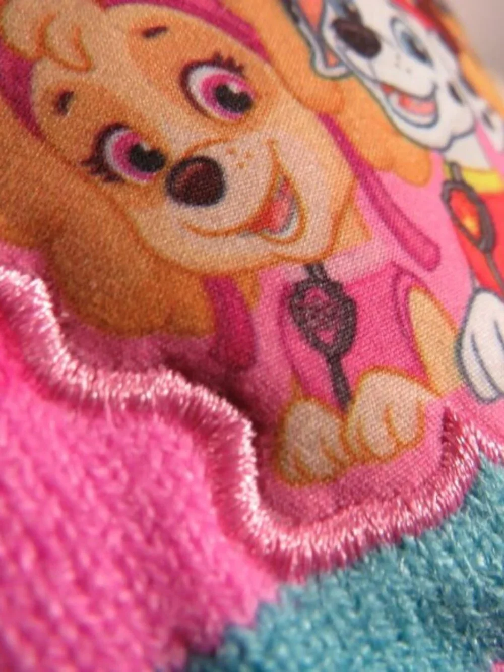 Nickelodeon Paw Patrol Girls Fleece Lined Beanie Earflap Hat & Mittens Set Pink